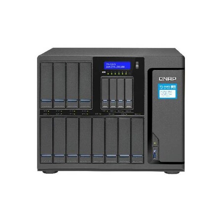 Qnap Intel Xeon D-1531 2.2GHz/64GB RAM/6GbE/16SATA3/USB3.0/16-Bay Desktop TS-1685-D1531-64G-US